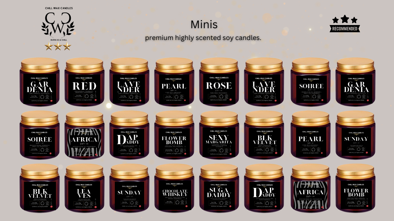 Mini 2 OZ Soy Wax Scented Candles