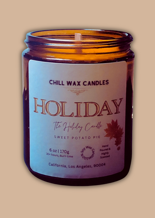 2 for $25 HOLIDAY CANDLE '6 OZ Sweet Potato Pie.'