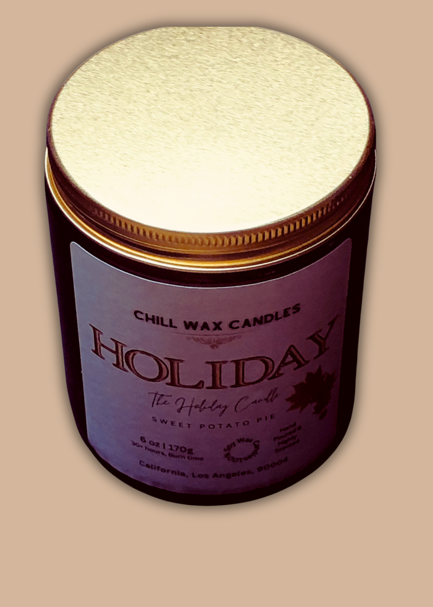 2 for $25 HOLIDAY CANDLE '6 OZ Sweet Potato Pie.'