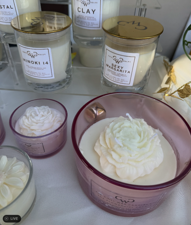 24 oz Tulip & FlowerGirl Candles (Signature Pink Jar)