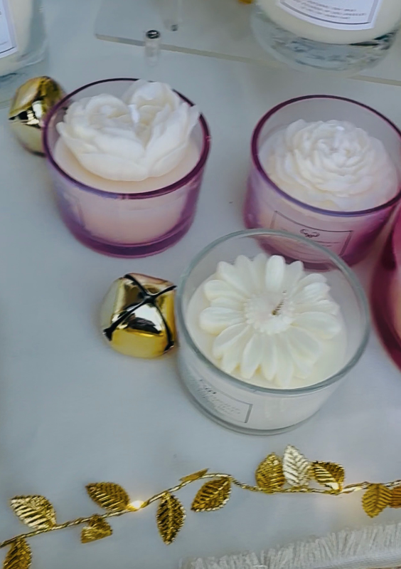 3 oz Gardenia, Tulips, and FlowerGirl Candles (Petite Delights)