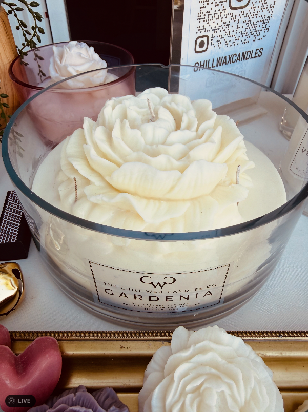 40 oz Gardenia Candle (The Showstopper - Custom)