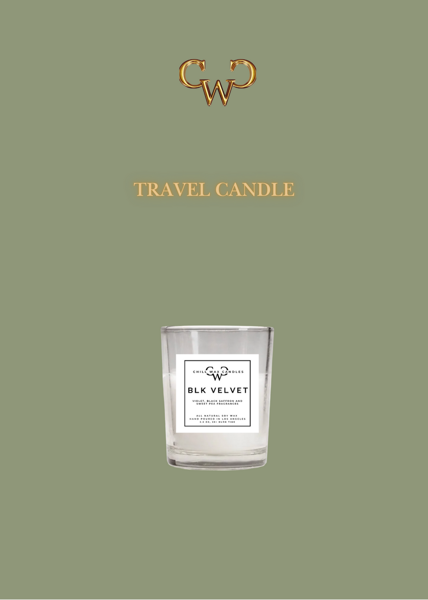 BLK VELVET (Travel Candle)