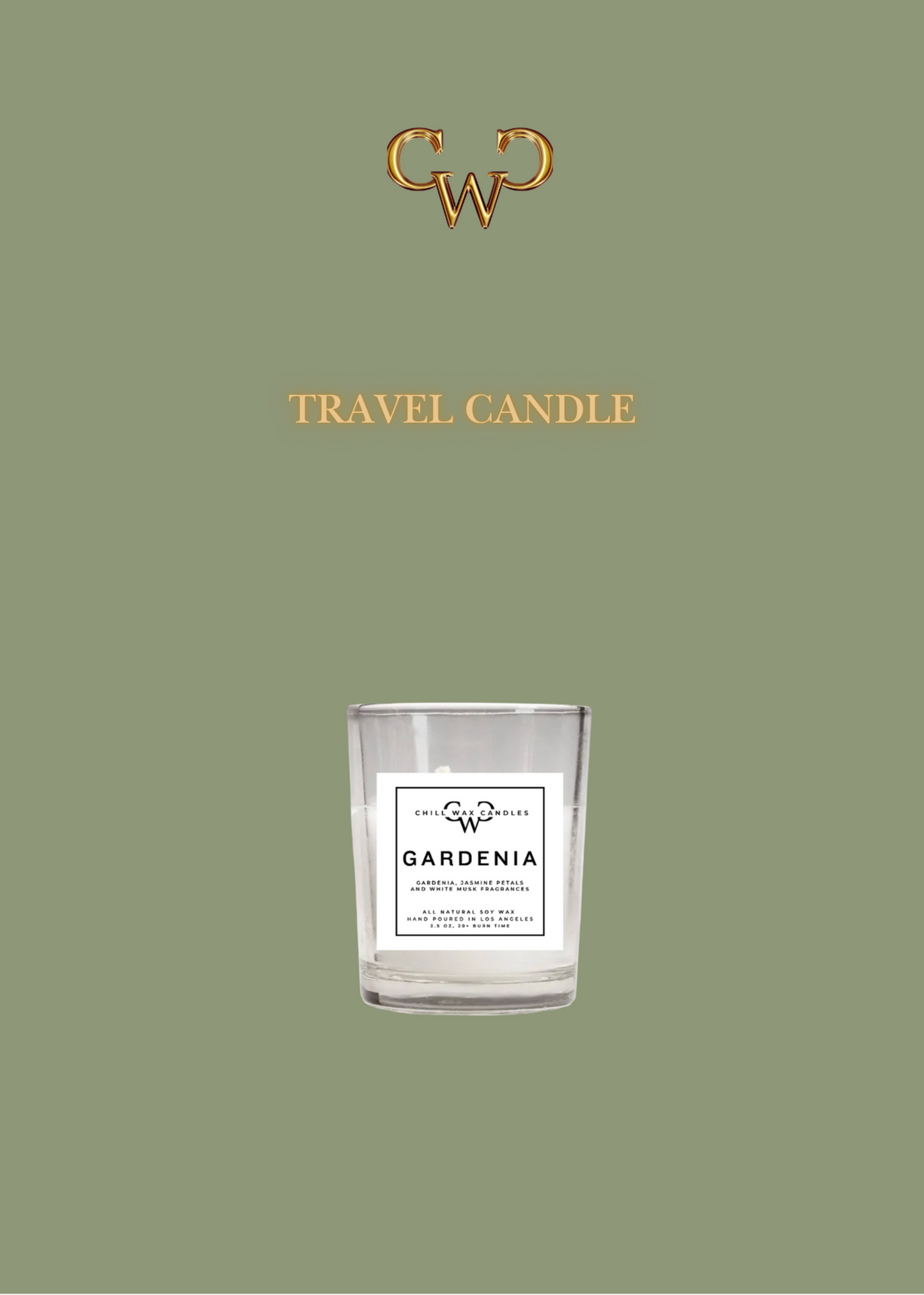 GARDENIA (Travel Candle)