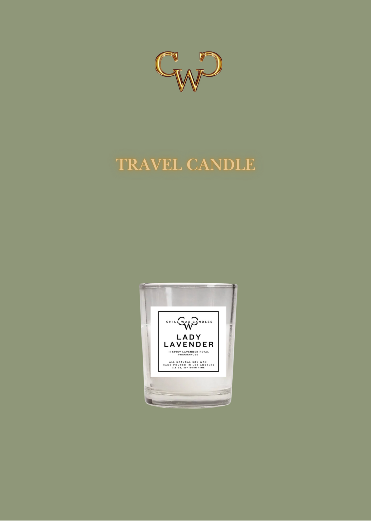 LADY LAVENDER (Travel Candle)